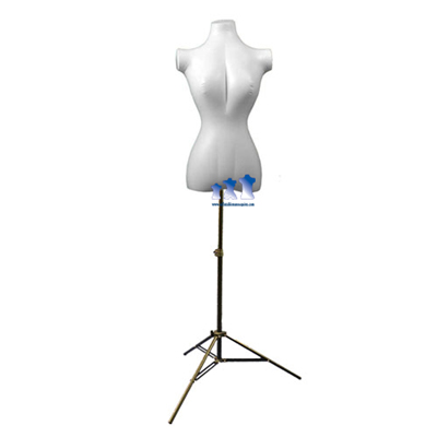 Inflatable Female Torso with MS12 Stand, Ivory